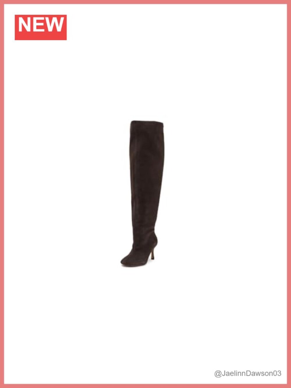 Suede Over-the-Knee Stiletto Heel Boots Pull-On Round Toe Tall Boot